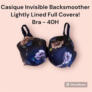 Casique Invisible Backsmoother
Lightly Lined Full Covera!
Bra - 40H